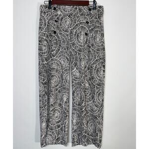 Robert Lewis Sea Shell Pattern Pants - Women's Size M -‎ Lots of Stretch